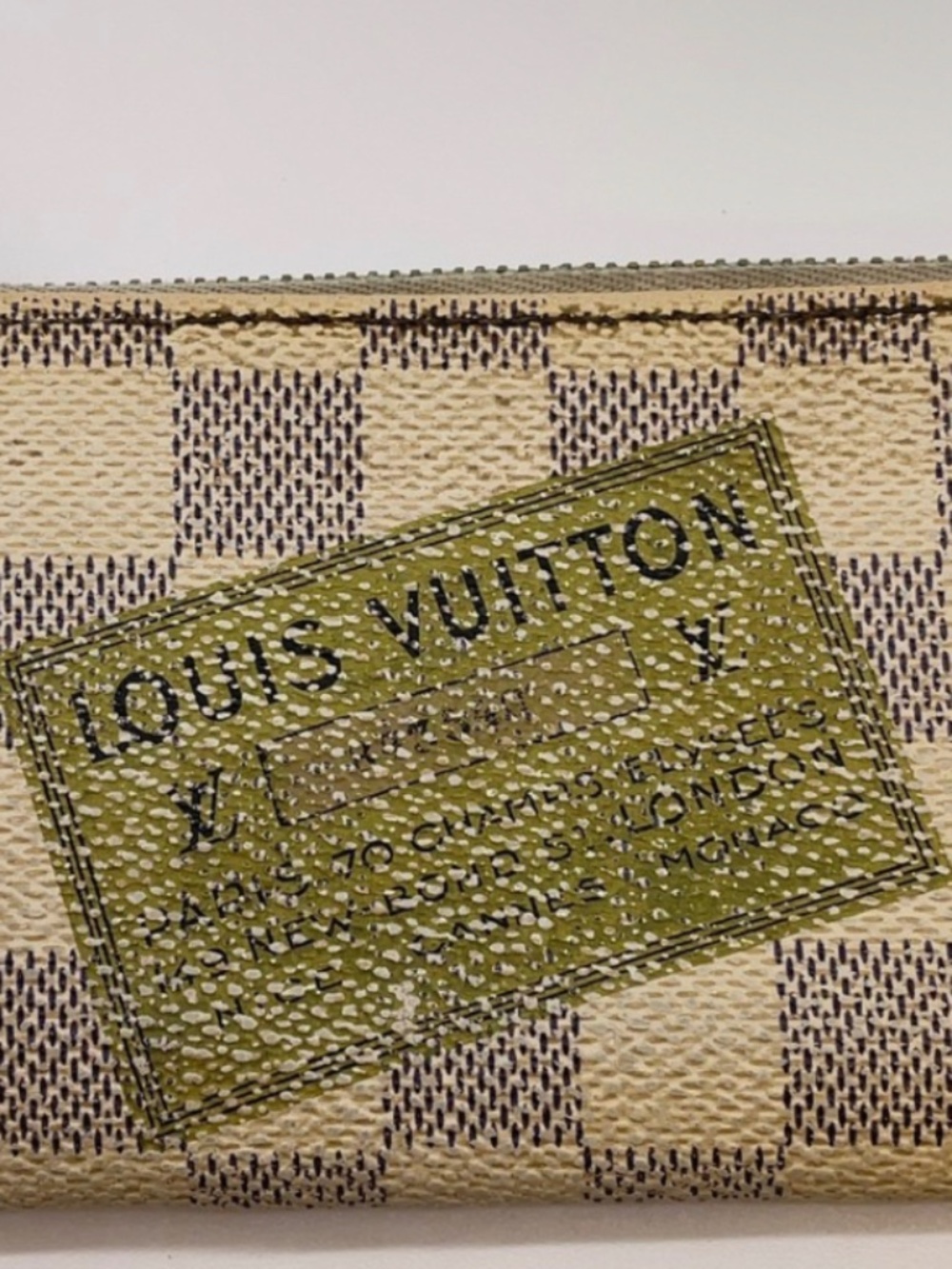 Authentic Louis Vuitton Damier Azur Pochette Clés Key Pouch Coin Purse LV - Picture 8 of 8